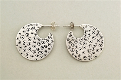 Picture of earrings with holes