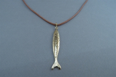 Picture of fish with leather  band