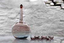 Picture of Bottle and raki-glasses